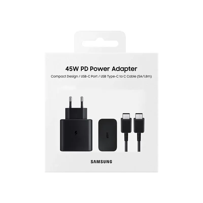 Samsung 45W 5A USB-C Power Adapter with Cable