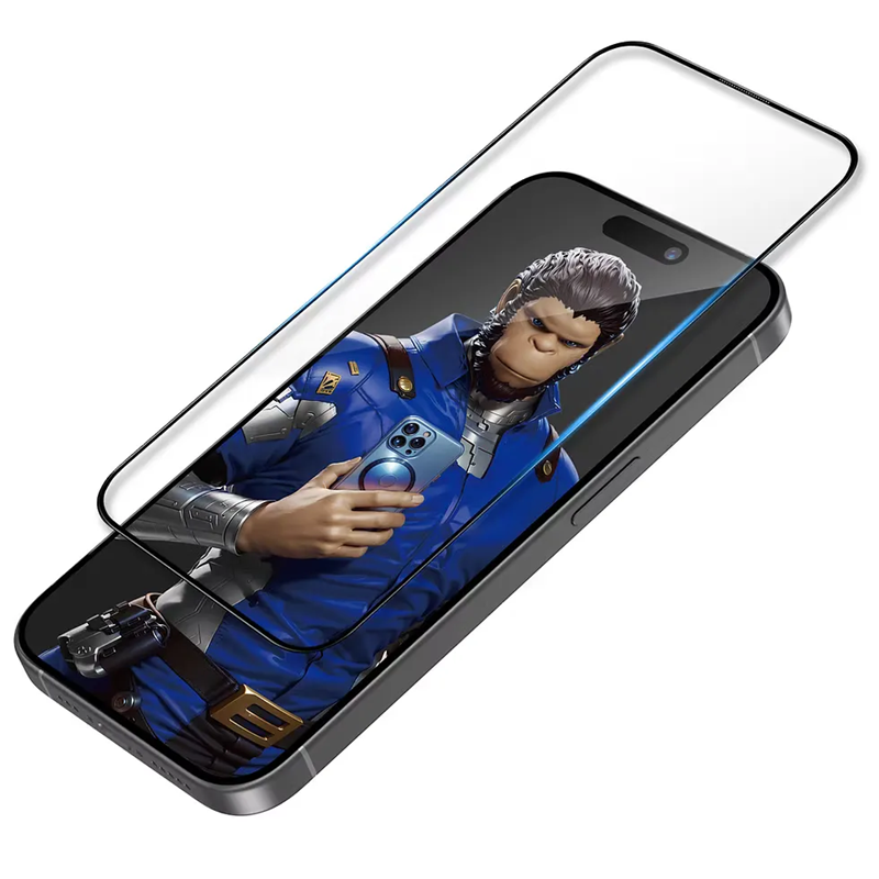 Blueo 3D Airbag Series Tempered Glass without Applicator for iPhone