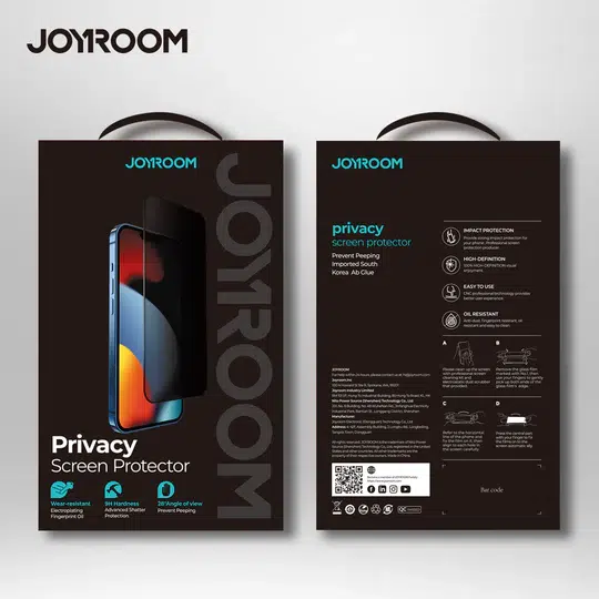 JOYROOM 2.5D Full Tempered Privacy Film Screen Protector for Galaxy S24 Ultra & Galaxy S25 Ultra