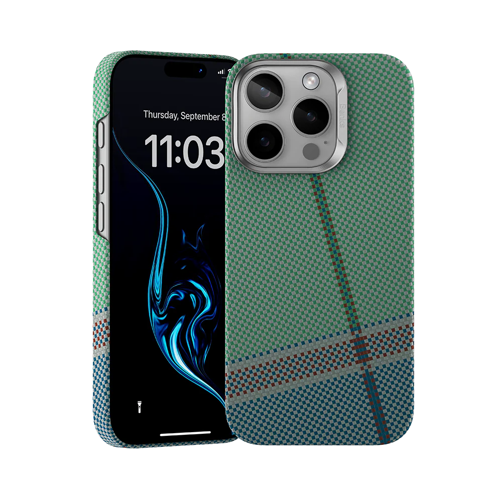 Benks PassionGreen ArmorAir Case built with Kevlar® for iPhone 16 Pro Max