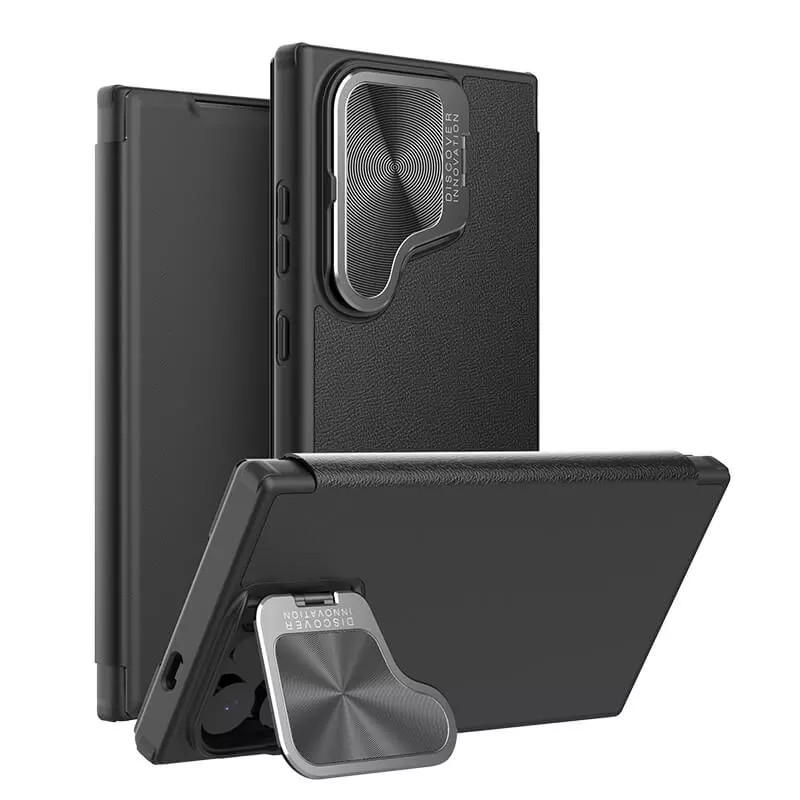 Nillkin Qin Pro Camera Stand Leather Flip case for Samsung S24 Ultra