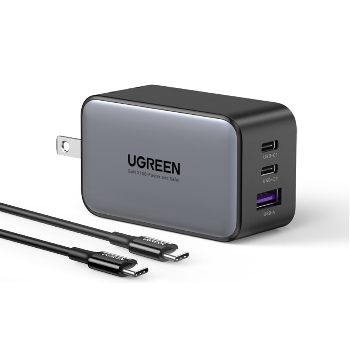 UGREEN CD244 65W GaN Fast Charger with Cable