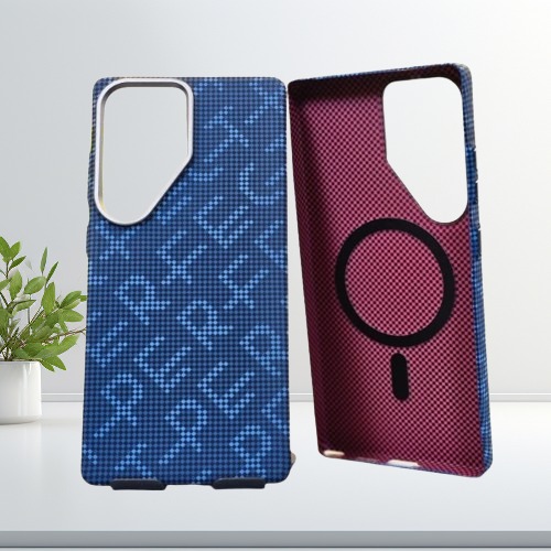 Carbon Fiber Texture MagSafe Case for Samsung