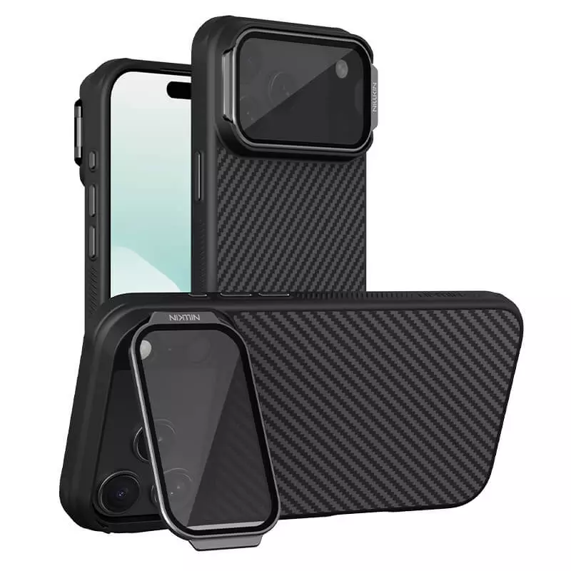 Nillkin CarboProp Magnetic MagSafe Transparent Lens Guard Edition Aramid Fiber Armor Case for  iPhone 17 Pro Max