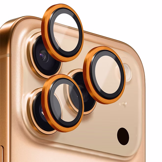 Blueo 9H Ring Metal Camera Lens Protector for iPhone 17 Pro/17 Pro Max
