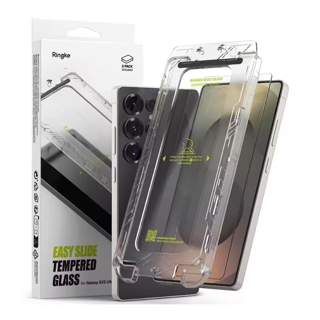 Ringke Easy Slide Tempered Glass Screen Protector Samsung  [2 Pack]