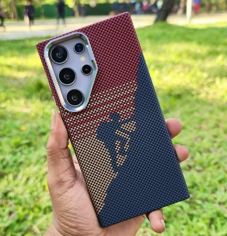 Semi_Warp Kevler Magnetic Slim Carbon Magsafe Case For Samsung