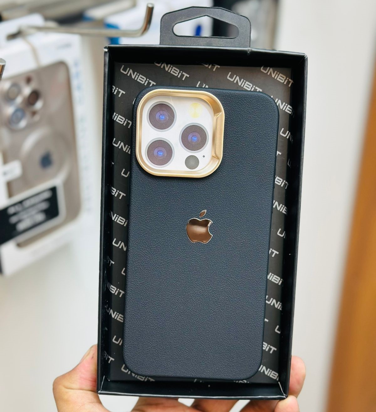 Premium Pu Leather Texture Case For iPhone