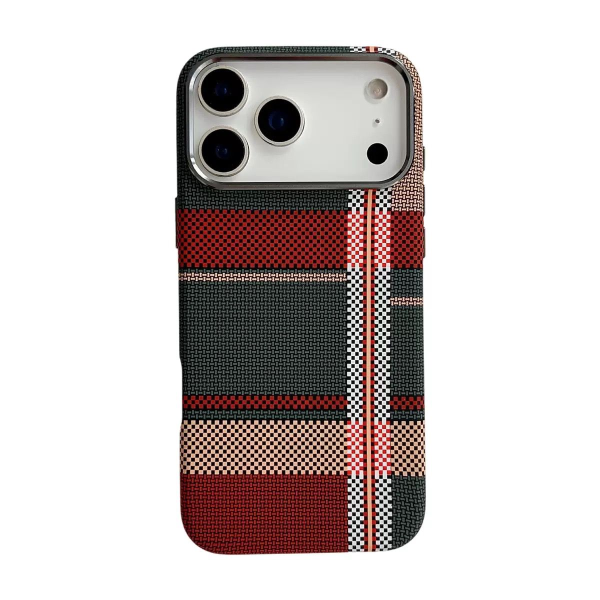 LUXO Life Premium Redium Carbon MagSafe Reflective Cover Case for iPhone